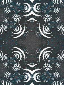 Preview wallpaper fractal, shapes, abstraction, gray