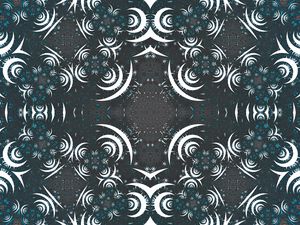 Preview wallpaper fractal, shapes, abstraction, gray