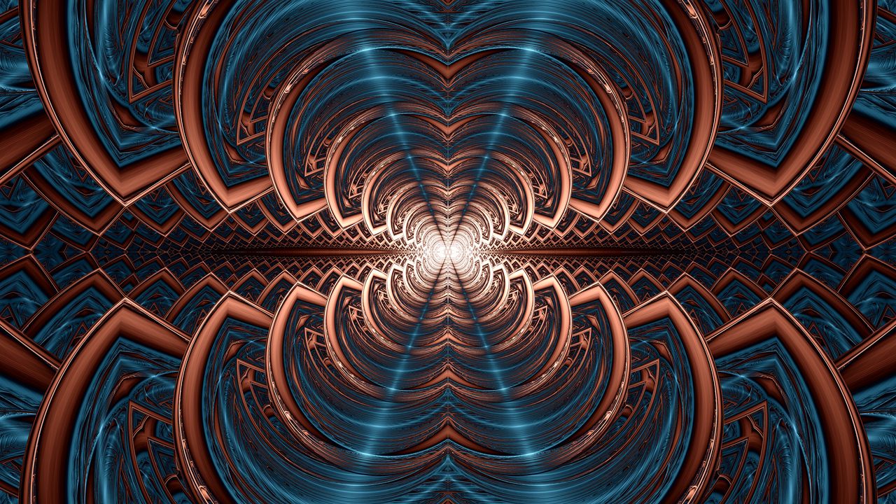 Wallpaper fractal, shapes, abstraction