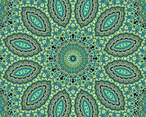 Preview wallpaper fractal, shapes, background, green