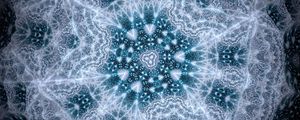 Preview wallpaper fractal, shapes, blue, abstraction, background