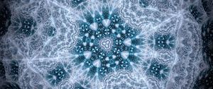 Preview wallpaper fractal, shapes, blue, abstraction, background