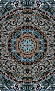 Preview wallpaper fractal, shapes, bright, background