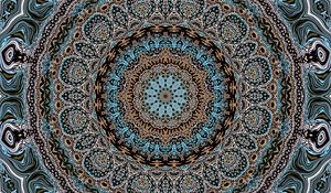 Preview wallpaper fractal, shapes, bright, background