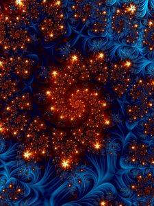 Preview wallpaper fractal, shapes, glare, glow, abstraction