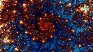 Preview wallpaper fractal, shapes, glare, glow, abstraction