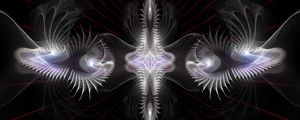 Preview wallpaper fractal, shapes, glow, abstraction