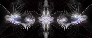 Preview wallpaper fractal, shapes, glow, abstraction