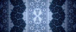 Preview wallpaper fractal, shapes, glow, pattern, blue, abstraction