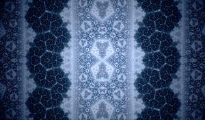 Preview wallpaper fractal, shapes, glow, pattern, blue, abstraction