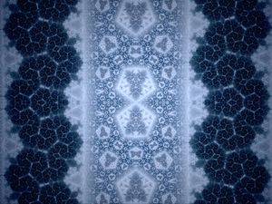 Preview wallpaper fractal, shapes, glow, pattern, blue, abstraction