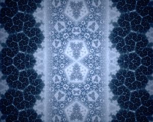 Preview wallpaper fractal, shapes, glow, pattern, blue, abstraction