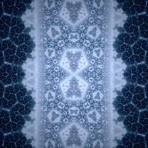 Preview wallpaper fractal, shapes, glow, pattern, blue, abstraction