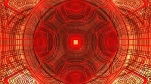 Preview wallpaper fractal, shapes, kaleidoscope, abstraction, red