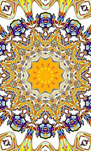 Preview wallpaper fractal, shapes, pattern, bright