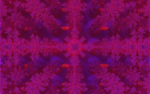 Preview wallpaper fractal, shapes, pattern, purple, abstraction