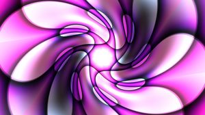 Preview wallpaper fractal, shapes, purple, abstraction