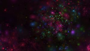 Preview wallpaper fractal, shine, dots, abstraction