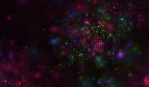 Preview wallpaper fractal, shine, dots, abstraction