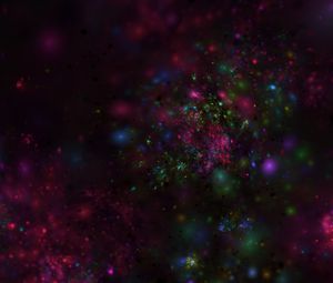 Preview wallpaper fractal, shine, dots, abstraction