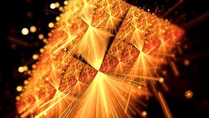 Preview wallpaper fractal, shine, form, bright, lines