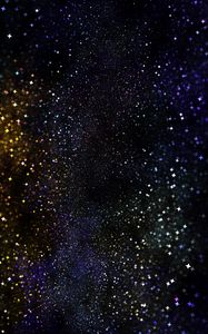 Preview wallpaper fractal, shine, stars, dark, abstraction