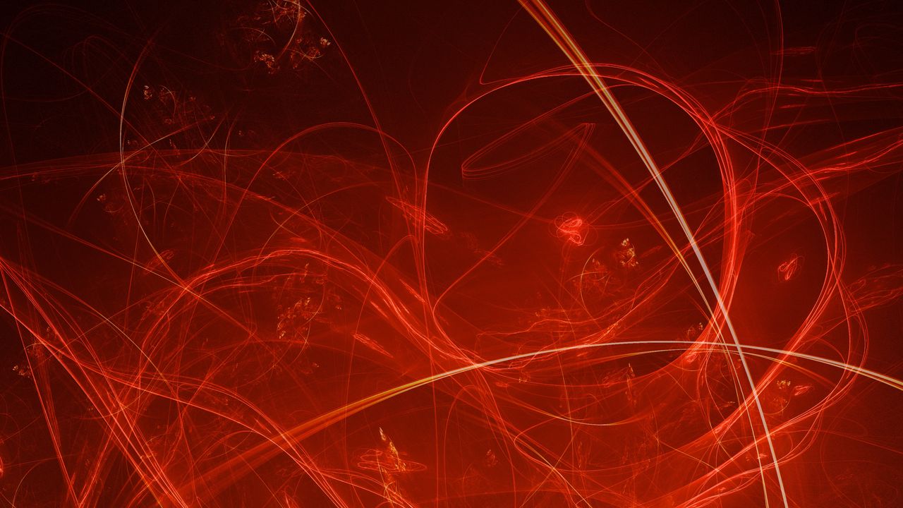 Wallpaper fractal, shroud, plexus, smoke, red