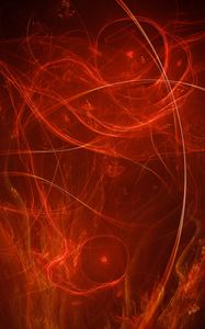 Preview wallpaper fractal, shroud, plexus, smoke, red