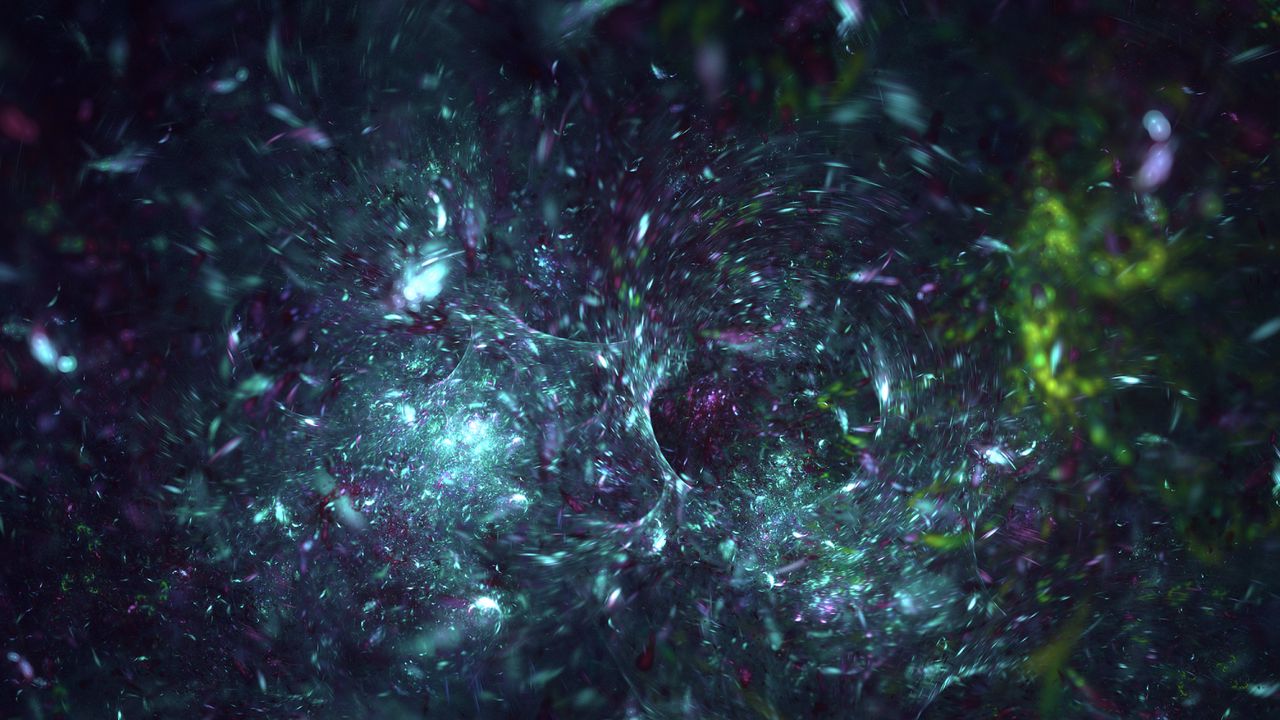 Wallpaper fractal, sparks, glitter, abstraction