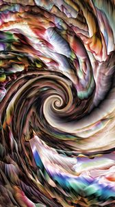 Preview wallpaper fractal, spiral, abstraction, colorful