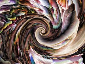 Preview wallpaper fractal, spiral, abstraction, colorful