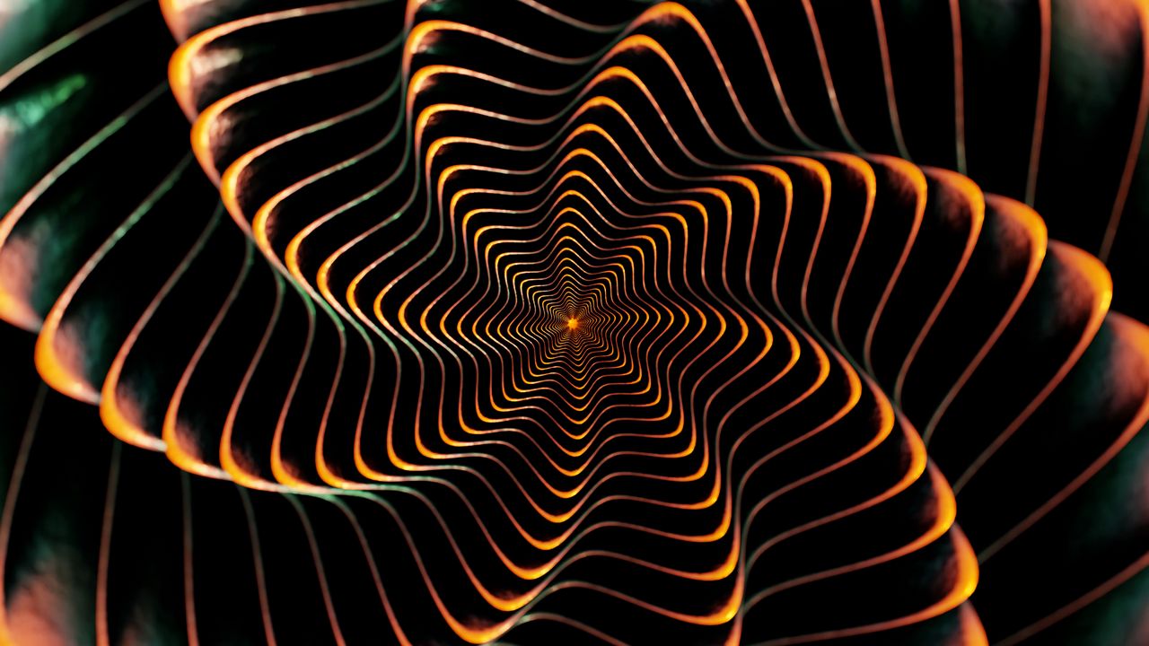 Wallpaper fractal, spiral, abstraction