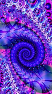 Preview wallpaper fractal, spiral, bright, patterns