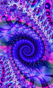 Preview wallpaper fractal, spiral, bright, patterns