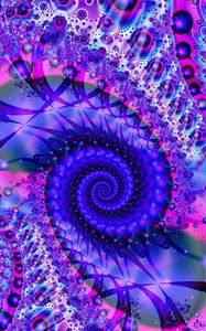 Preview wallpaper fractal, spiral, bright, patterns