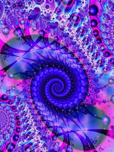 Preview wallpaper fractal, spiral, bright, patterns