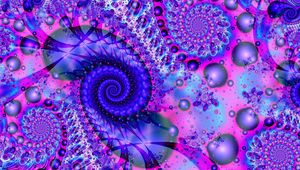 Preview wallpaper fractal, spiral, bright, patterns