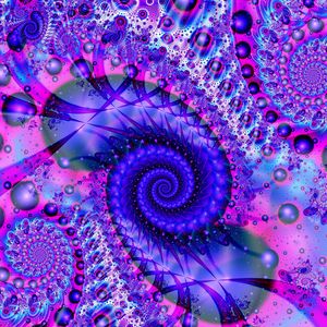 Preview wallpaper fractal, spiral, bright, patterns