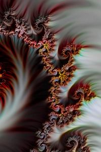 Preview wallpaper fractal, spiral, digital art, abstraction, futuristic
