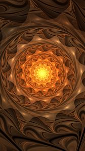 Preview wallpaper fractal, spiral, glow, twisted, abstraction