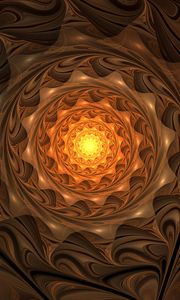 Preview wallpaper fractal, spiral, glow, twisted, abstraction