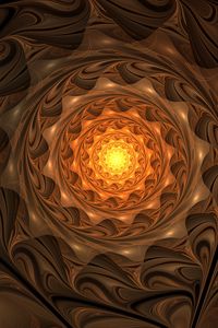 Preview wallpaper fractal, spiral, glow, twisted, abstraction