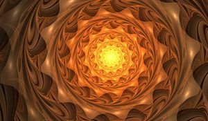 Preview wallpaper fractal, spiral, glow, twisted, abstraction