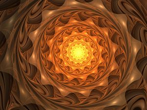 Preview wallpaper fractal, spiral, glow, twisted, abstraction