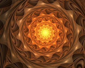 Preview wallpaper fractal, spiral, glow, twisted, abstraction