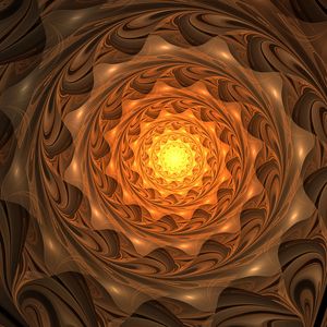 Preview wallpaper fractal, spiral, glow, twisted, abstraction