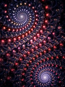 Preview wallpaper fractal, spiral, glow, abstraction