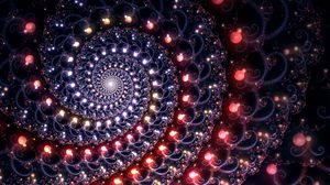 Preview wallpaper fractal, spiral, glow, abstraction
