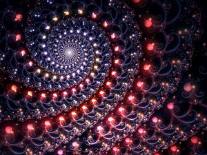 Preview wallpaper fractal, spiral, glow, abstraction