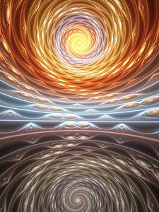 Preview wallpaper fractal, spiral, optical illusion, abstraction